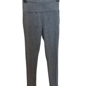 Aerie High-Rise Gray and Blue Leggings